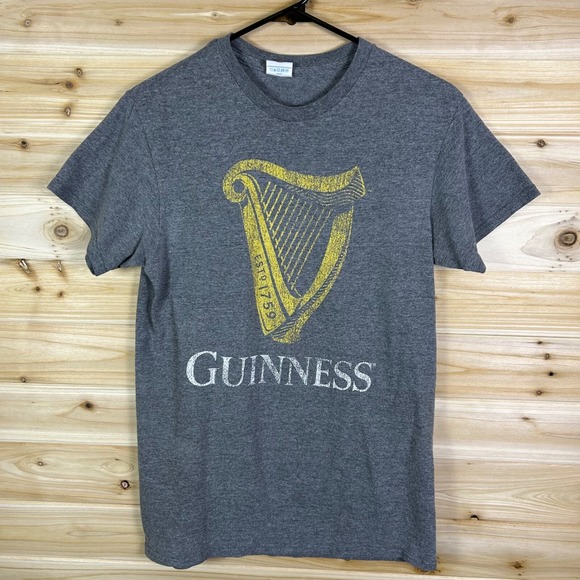 Guinness Other - GUINNESS STYLE GUINNESS ESTD. 1759 HARP ADULT SOFT T-SHIRT  SMALL GREY